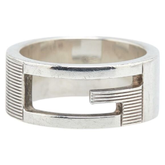 Gucci Branded G Silver Ring - Picture 2 of 6